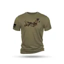 Nine Line Tactical Wiener Short Sleeve Shirt Olive Triblend L - New-Line-Apparel