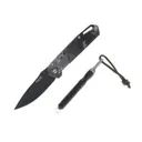 Bear & Son Edge Folding Knife 3-1/2" Drop Point Blade Truetimber Midnight Camo - Bear-Son