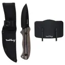 Uncle Henry Fixed Blade Knife 3" Drop Point Blade Pakkawood with Headlamp - Uncle-Henry