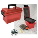 MTM Pistol Range Kit Clear Red - Mtm