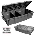 MTM Truck Underseat Gear Crate Black - Mtm