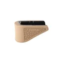 Hogue Overmolded Rubber Grip Extension Base Pad for Glock 42 6/rd Magazines FDE - Hogue