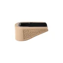 Hogue Overmolded Rubber Grip Extension Base Pad for Glock 43 6/rd Magazines FDE - Hogue