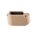 Hogue Overmolded Rubber Grip Extension Base Pad for Glock 26 FDE - Hogue
