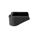 Hogue Overmolded Rubber Grip Extension Base Pad for Glock 26 10/rd Magazines Black - Hogue