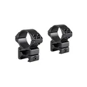 Hawke Match Mount Weaver Scope Rings 30mm High 2 Piece Black - Hawke-Sport-Optics