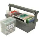 MTM Shotshell Box Caddy with 4 Clear Ammo Boxes - Mtm