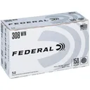 Federal American Eagle Rifle Ammunition .308 Win 150gr FMJ 2820 fps 50/ct - Federal