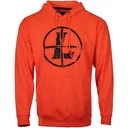 Leupold Distressed Reticle Performance Men's Hoodie Blaze Orange L - Leupold