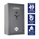 Cannon Fortified 49-Gun Gun Safe Dark Grey 60 Minutes Fire Rated - Cannon