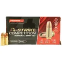 Norma A-Strike Subsonic Ammunition 9mm Luger 158gr TMJ 838 fps 50/ct - Norma