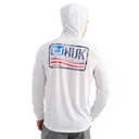 Huk Drift Long Sleeve Hoodie White L - Huk