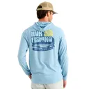 Huk Drift Long Sleeve Hoodie Shipyard Heather M - Huk