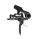Rise Armament Two Stage AR Rifle Trigger 4.5 lb Flat Black - Rise-Armament