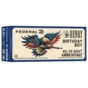 Federal Henry 250th Anniversary Rifle Ammunition .45-70 Govt 300gr HP 1850 fps 20/ct - Federal