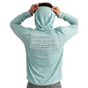 Huk Drift Performance Hoodie Long Sleeve Shirt Heron Blue S - Huk