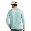 Huk Drift Performance Long Sleeve Shirt Heron Blue XL - Huk