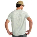 Huk Drift Performance Short Sleeve Shirt Pale Algae Camo L - Huk