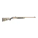 CVA Accura LR-X Muzzleloader Rifle .50 cal 30" 3/4x20 Threaded Barrel FDE Nitride TrueTimber Strata Williams Peep Sight & VariFlame - Cva