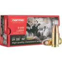 Norma Range and Training Handgun Ammunition 9mm Luger 124gr FMJ 1181 fps 50/ct - Norma