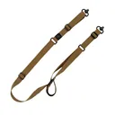 Grovtec QS 2-Point Sabre Rifle Sling with Push Button Swivels Coyote Brown - Grovtec