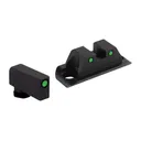 Ameriglo Optic Compatible Sight Set for Glock Gen 5 A-Cut Green with Black Front and Back - Ameriglo