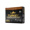 Apex Ammunition Turkey TSS Shotshells 20ga 3" 1-5/8oz 1175fps #9 5/ct - Apex-Ammunition