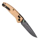 Hogue Mysto Folder Knife 3-2/5 Drop Point Blade Wood Maple Valley - Hogue-Knife