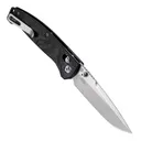 Hogue Mysto Folder Knife 3-2/5 Drop Point Blade Black Diamond Metal - Hogue-Knife