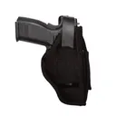 Uncle Mike's Sidekick IWB/OWB Holster with Mag Pouch Size 15 Kodra Black Ambi - Uncle-Mike-S