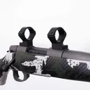 Weatherby Vanguard 2-Piece Lightweight Scope Mount Long & Short Action 1" Low Black - Weatherby
