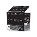 Migra Steel Waterfowl Stacked Shotshell 12ga 3" 1-1/4 oz 1515 fps #2 & #4 25/ct - Migra-Ammunitions-Llc