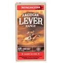Winchester American Lever Range Ammunition .45 Colt 250gr LFN 900 fps 50/ct - Winchester