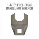 Real Avid Master-Fit 1-1/16'' Free-Float Barrel Nut Wrench - Real-Avid