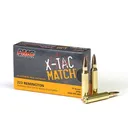 PMC X-TAC MATCH Rifle Ammunition .223 Rem 77 gr OTM 2420 fps 20/ct - PMC Ammo