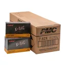 PMC X-Tac Rifle Ammunition 7.62X51 NATO 147gr FMJ-BT 2800 fps 500/ct Case(25-20/ct) - Pmc