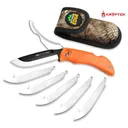 Outdoor Edge RazorPro G Replaceable Blade Folding Hunting Knife 3-1/2" Drop Point Blade Orange - Outdoor-Edge
