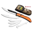 Outdoor Edge Razorbone Replaceable Blade Folding Knife 5" Drop Point Blade Orange - Outdoor-Edge