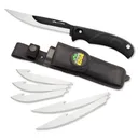 Outdoor Edge RazorMax Replaceable Fixed Knife 3-1/2" Drop Point Blade 5" Boning Blade Black - Outdoor-Edge