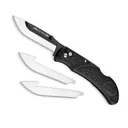 Outdoor Edge Onyx EDC Folding Knife 3" Drop Point Blades Black - Outdoor-Edge
