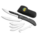Outdoor Edge RazorBone Replaceable Blade Folding Knife with Boning, Drop-point, and Gutting Blades - Outdoor-Edge