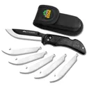 Outdoor Edge RazorPro L Replaceable Blade Hunting Knife 3-1/2" Drop Point Blade Black - Outdoor-Edge
