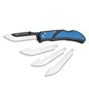 Outdoor Edge RazorEDC Lite Replaceable Blade Folding Knife 3" Drop Point Blade Blue - Outdoor-Edge