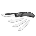 Outdoor Edge RazorEDC Lite Replaceable Blade Folding Knife 3" Drop Point Blade Grey - Outdoor-Edge