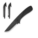 Outdoor Edge Razor VX1 Folding Knife 3" Drop Point Blade Black - Outdoor-Edge
