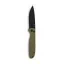 Outdoor Edge Dirk Folding Knife 3-1/4" Drop Point Blade Green - Outdoor-Edge