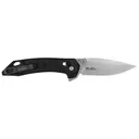 Kershaw Bonneville Folding Knife 3-1/5" Modified Clip Point Blade Black - Kershaw