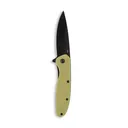 Outdoor Edge Viddux Folding Knife 3-1/8" Drop Point Blade Green - Outdoor-Edge