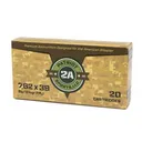 Patriot Sports Rifle Ammunition 7.62x39 124gr FMJ 2526 fps 20/ct - Patriot-Sports