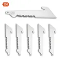 Outdoor Edge 2-1/2" Utility Blade Pack Half Serration Stainless 6/ct - Outdoor-Edge